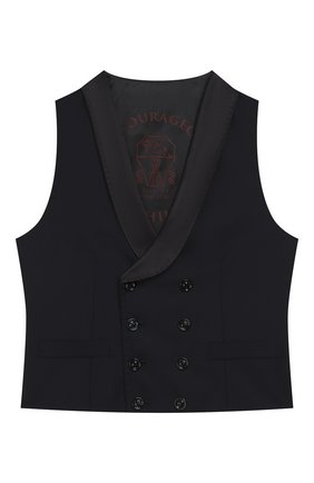 Детский шерстяной жилет BRUNELLO CUCINELLI синего цвета по цене 69950 руб., арт. BF460S749C | Фото 1 Детский шерстяной жилет BRUNELLO CUCINELLI синего цвета, арт. BF460S749C | Фото 1 (Материал подклада: Купро; Материал внешний: Шерсть; Мальчики Кросс-КТ: Жилет-одежда; Рукава: Без рукавов, Короткие; Стили: Классический; Ростовка одежда: 12 лет | 152 см)