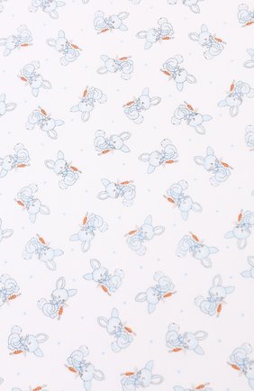 Детского хлопковая пеленка MAGNOLIA BABY голубого цвета по цене 2740 руб., арт. 755-80P-LB | Фото 2 Детского хлопковая пеленка MAGNOLIA BABY голубого цвета, арт. 755-80P-LB | Фото 2