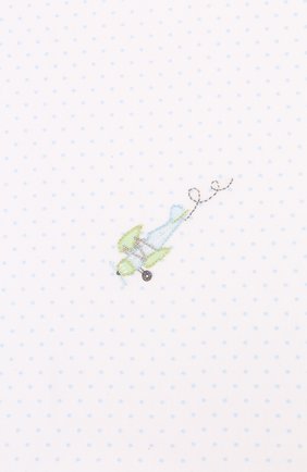Детского хлопковая пеленка MAGNOLIA BABY голубого цвета, арт. 597-52-LB | Фото 2 (Материал: Текстиль, Хлопок; Кросс-КТ НВ: Пеленки)