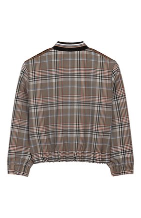 Детского бомбер FENDI бежевого цвета по цене 43450 руб., арт. JMA172/AAC6/8A-12+ | Фото 2 Детского бомбер FENDI бежевого цвета, арт. JMA172/AAC6/8A-12+ | Фото 2