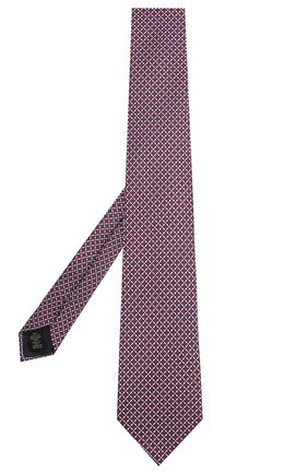 Мужской шелковый галстук ERMENEGILDO ZEGNA красного цвета по цене 15850 руб., арт. Z7E13/1L8 | Фото 2 Мужской шелковый галстук ERMENEGILDO ZEGNA красного цвета, арт. Z7E13/1L8 | Фото 2