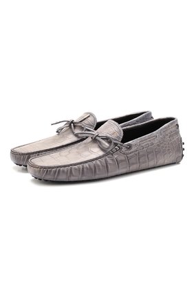 Мужские кожаные мокасины TOD’S серого цвета по цене 32050 руб., арт. XXM0GW05470SB8 | Фото 1 Мужские кожаные мокасины TOD’S серого цвета, арт. XXM0GW05470SB8 | Фото 1