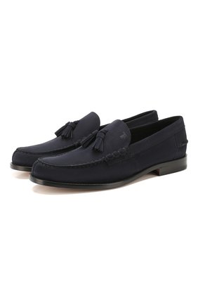 Мужские замшевые лоферы TOD’S темно-синего цвета по цене 46450 руб., арт. XXM26C0CP60HSE | Фото 1 Мужские замшевые лоферы TOD’S темно-синего цвета, арт. XXM26C0CP60HSE | Фото 1