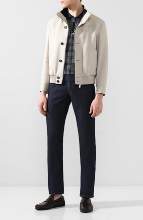 Мужские кожаные мокасины ERMENEGILDO ZEGNA коричневого цвета по цене 41200 руб., арт. A4397X-LHTH0 | Фото 2 Мужские кожаные мокасины ERMENEGILDO ZEGNA коричневого цвета, арт. A4397X-LHTH0 | Фото 2