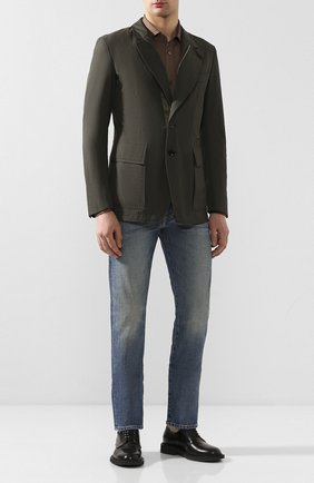 Мужская куртка TOM FORD хаки цвета по цене 212000 руб., арт. BU005/TF0420 | Фото 2 Мужская куртка TOM FORD хаки цвета, арт. BU005/TF0420 | Фото 2