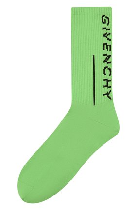 Мужские хлопковые носки GIVENCHY зеленого цвета по цене 10550 руб., арт. BMB01B4037 | Фото 1 Мужские хлопковые носки GIVENCHY зеленого цвета, арт. BMB01B4037 | Фото 1