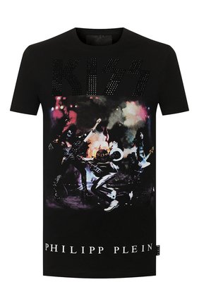 Мужская хлопковая футболка PHILIPP PLEIN черного цвета по цене 45300 руб., арт. P20C MTK4444 PJY002N | Фото 1 Мужская хлопковая футболка PHILIPP PLEIN черного цвета, арт. P20C MTK4444 PJY002N | Фото 1