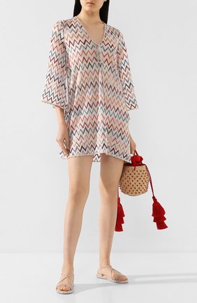 Женское туника MISSONI разноцветного цвета по цене 49050 руб., арт. MMQ00016/BR008J | Фото 2 Женское туника MISSONI разноцветного цвета, арт. MMQ00016/BR008J | Фото 2