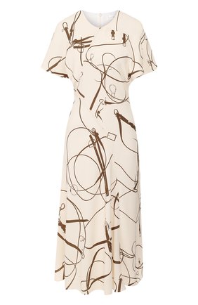 Женское платье VICTORIA BECKHAM кремвого цвета по цене 172000 руб., арт. 1120WDR000806XT | Фото 1 Женское платье VICTORIA BECKHAM кремвого цвета, арт. 1120WDR000806XT | Фото 1