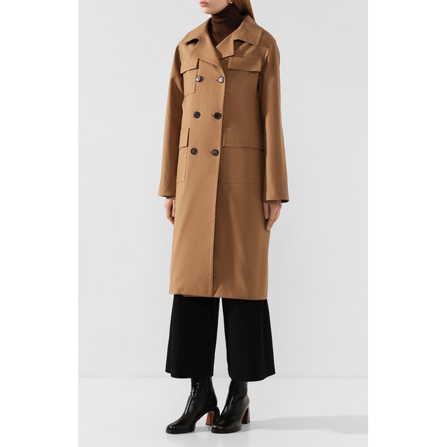 Хлопковое пальто Victoria Beckham 11070935