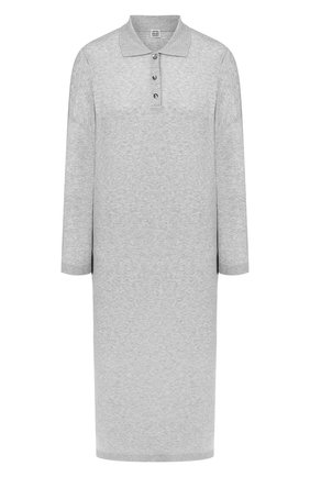 Женское платье-макси TOTÊME серого цвета по цене 22100 руб., арт. BARZI0 DRESS 202-620-777 | Фото 1 Женское платье-макси TOTÊME серого цвета, арт. BARZI0 DRESS 202-620-777 | Фото 1