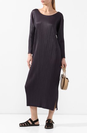 Женское платье ISSEY MIYAKE серого цвета по цене 39900 руб., арт. PP06-JH187 | Фото 2 Женское платье ISSEY MIYAKE серого цвета, арт. PP06-JH187 | Фото 2
