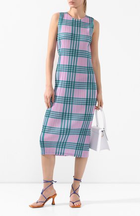 Женское платье ISSEY MIYAKE фиолетового цвета по цене 41050 руб., арт. PP06-JH546 | Фото 2 Женское платье ISSEY MIYAKE фиолетового цвета, арт. PP06-JH546 | Фото 2