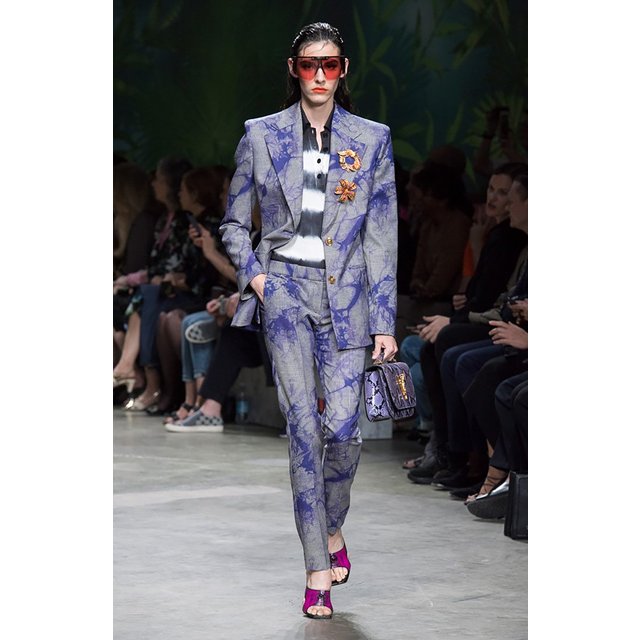 фото Шерстяные брюки versace