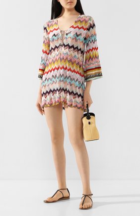 Женское туника из вискозы MISSONI разноцветного цвета по цене 56550 руб., арт. MMQ00016/BR00AM | Фото 2 Женское туника из вискозы MISSONI разноцветного цвета, арт. MMQ00016/BR00AM | Фото 2