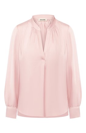Женская блузка ZADIG&VOLTAIRE розового цвета по цене 24600 руб., арт. SJCP0503F | Фото 1 Женская блузка ZADIG&VOLTAIRE розового цвета, арт. SJCP0503F | Фото 1
