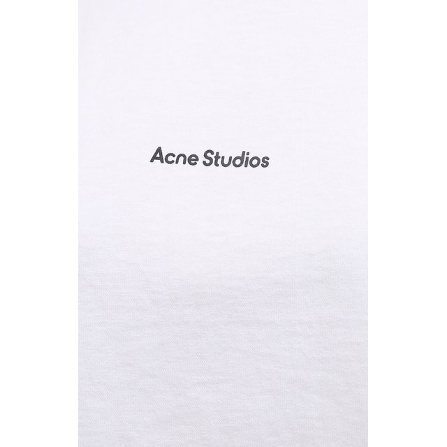 фото Хлопковая футболка acne studios