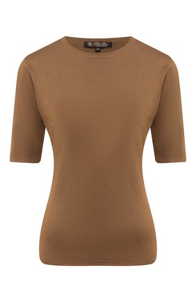 Женский шелковый топ LORO PIANA хаки цвета по цене 115500 руб., арт. FAL0638 | Фото 1 Женский шелковый топ LORO PIANA хаки цвета, арт. FAL0638 | Фото 1
