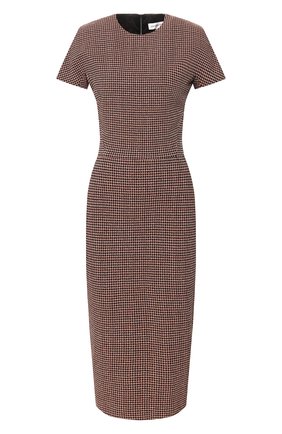 Женское платье из смеси вискозы и шерсти VICTORIA BECKHAM черного цвета по цене 122500 руб., арт. 1220WDR001356B | Фото 1 Женское платье из смеси вискозы и шерсти VICTORIA BECKHAM черного цвета, арт. 1220WDR001356B | Фото 1