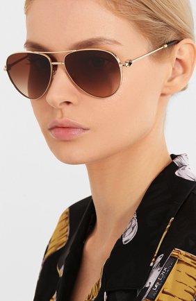 Мужские солнцезащитные очки VALENTINO коричневого цвета по цене 20600 руб., арт. 2034-300313 | Фото 2 Мужские солнцезащитные очки VALENTINO коричневого цвета, арт. 2034-300313 | Фото 2