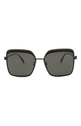 Женские солнцезащитные очки ALEXANDER MCQUEEN черного цвета по цене 32250 руб., арт. AM0222SK-001 | Фото 3 Женские солнцезащитные очки ALEXANDER MCQUEEN черного цвета, арт. AM0222SK-001 | Фото 3