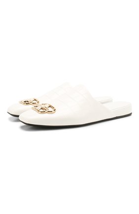 Женские кожаные сабо cosy BALENCIAGA белого цвета по цене 52150 руб., арт. 601218/WA9D1 | Фото 1 Женские кожаные сабо cosy BALENCIAGA белого цвета, арт. 601218/WA9D1 | Фото 1