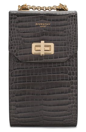 Кожаный чехол для iphone catena GIVENCHY серого цвета по цене 89950 руб., арт. BB60AUB0LK | Фото 1 Кожаный чехол для iphone catena GIVENCHY серого цвета, арт. BB60AUB0LK | Фото 1
