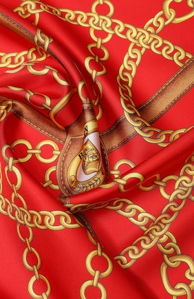 Женский шелковый платок BURBERRY красного цвета по цене 27700 руб., арт. 8029394 | Фото 2 Женский шелковый платок BURBERRY красного цвета, арт. 8029394 | Фото 2