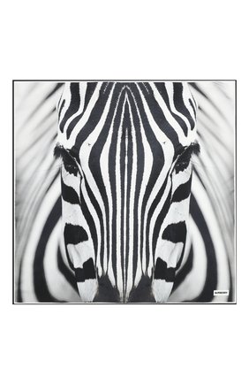 Женский шелковый платок BURBERRY серого цвета, арт. 8029004 | Фото 3 (Материал: Текстиль, Шелк)