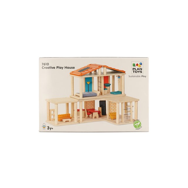 фото Кукольный дом с мебелью plan toys
