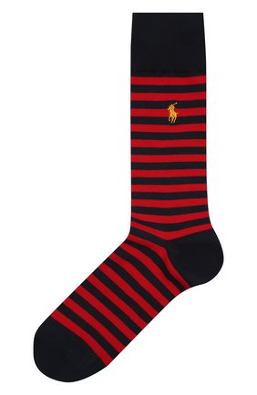 Мужские комплект из двух пар носков POLO RALPH LAUREN красного цвета по цене 2140 руб., арт. 449799735 | Фото 2 Мужские комплект из двух пар носков POLO RALPH LAUREN красного цвета, арт. 449799735 | Фото 2