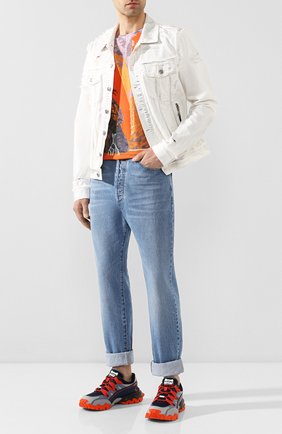 Мужские джинсы BALMAIN синего цвета по цене 49950 руб., арт. TH05754/Z647 | Фото 2 Мужские джинсы BALMAIN синего цвета, арт. TH05754/Z647 | Фото 2