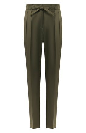 Женские хлопковые брюки WINDSOR хаки цвета по цене 22900 руб., арт. 52 DH112H 10001376 | Фото 1 Женские хлопковые брюки WINDSOR хаки цвета, арт. 52 DH112H 10001376 | Фото 1
