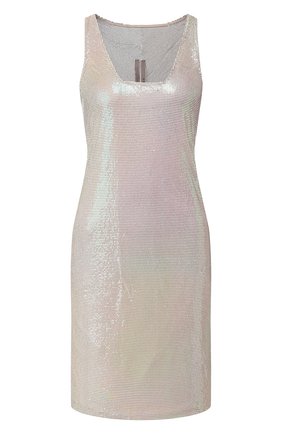 Женское платье RICK OWENS серебряного цвета по цене 175000 руб., арт. R020S1583/CNM | Фото 1 Женское платье RICK OWENS серебряного цвета, арт. R020S1583/CNM | Фото 1