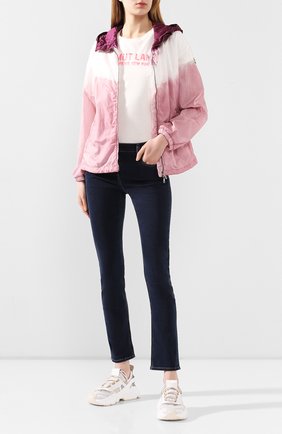 Женская куртка olive MONCLER розового цвета по цене 68300 руб., арт. F1-093-1A722-60-C0474 | Фото 2 Женская куртка olive MONCLER розового цвета, арт. F1-093-1A722-60-C0474 | Фото 2