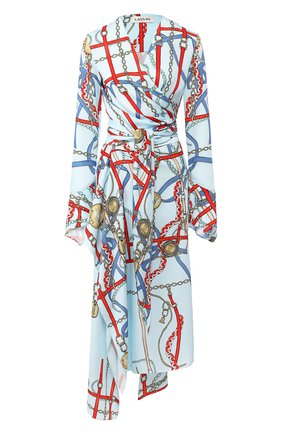 Женское платье с поясом LANVIN синего цвета по цене 149500 руб., арт. RW-DR354I-4523-E20 | Фото 1 Женское платье с поясом LANVIN синего цвета, арт. RW-DR354I-4523-E20 | Фото 1