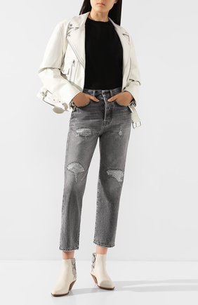 Женские джинсы ACNE STUDIOS серого цвета по цене 29200 руб., арт. A00090/W | Фото 2 Женские джинсы ACNE STUDIOS серого цвета, арт. A00090/W | Фото 2