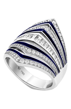 Женские кольцо STEPHEN WEBSTER бесцветного цвета, арт. 3021658 | Фото 1 (Материал сплава: Белое золото; Драгоценные камни: Бриллианты)