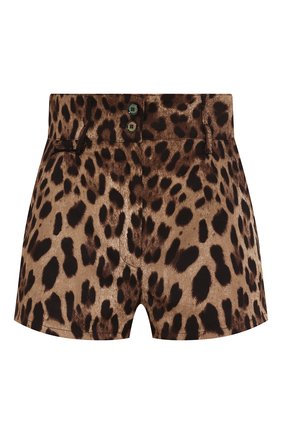 Женские хлопковые шорты DOLCE & GABBANA коричневого цвета по цене 41800 руб., арт. FTBULT/FSFJ0 | Фото 1 Женские хлопковые шорты DOLCE & GABBANA коричневого цвета, арт. FTBULT/FSFJ0 | Фото 1