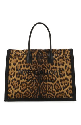 Женская сумка-шопер noe SAINT LAURENT леопардового цвета по цене 79400 руб., арт. 499290/H9L4W | Фото 1 Женская сумка-шопер noe SAINT LAURENT леопардового цвета, арт. 499290/H9L4W | Фото 1