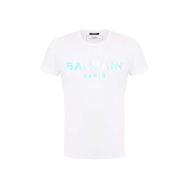 Хлопковая футболка BALMAIN 11076314
