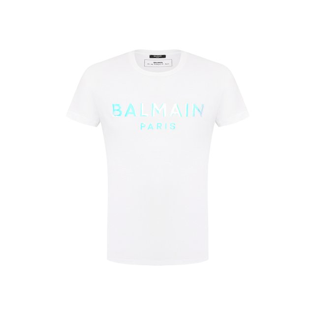 фото Хлопковая футболка balmain