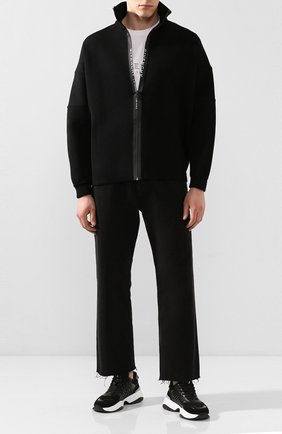 Мужская толстовка GIVENCHY черного цвета по цене 111500 руб., арт. BM00FW4Y57 | Фото 2 Мужская толстовка GIVENCHY черного цвета, арт. BM00FW4Y57 | Фото 2