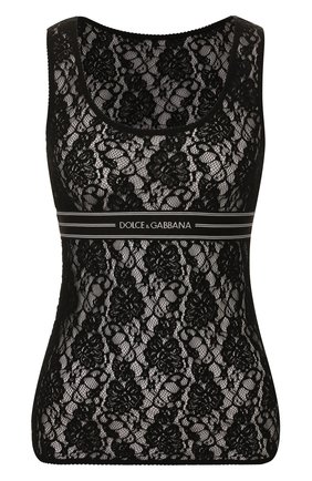 Женская топ DOLCE & GABBANA черного цвета по цене 34750 руб., арт. F74F6T/FLMPS | Фото 1 Женская топ DOLCE & GABBANA черного цвета, арт. F74F6T/FLMPS | Фото 1