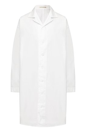 Женская хлопковая рубашка YOHJI YAMAMOTO белого цвета по цене 62500 руб., арт. NN-B06-001 | Фото 1 Женская хлопковая рубашка YOHJI YAMAMOTO белого цвета, арт. NN-B06-001 | Фото 1