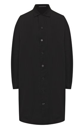 Женская хлопковая рубашка YOHJI YAMAMOTO черного цвета по цене 62500 руб., арт. NN-B06-001 | Фото 1 Женская хлопковая рубашка YOHJI YAMAMOTO черного цвета, арт. NN-B06-001 | Фото 1