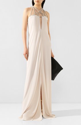 Женское платье-макси RICK OWENS белого цвета по цене 99500 руб., арт. R020S1552/CCTEW3 | Фото 2 Женское платье-макси RICK OWENS белого цвета, арт. R020S1552/CCTEW3 | Фото 2