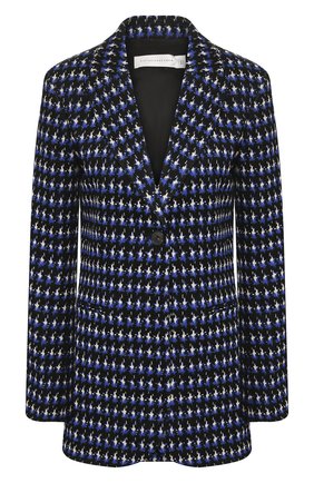 Женский хлопковый жакет VICTORIA BECKHAM черного цвета по цене 139500 руб., арт. 1120WJK000709B | Фото 1 Женский хлопковый жакет VICTORIA BECKHAM черного цвета, арт. 1120WJK000709B | Фото 1