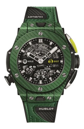 Мужские часы big bang unico golf green carbon HUBLOT черного цвета по цене 2660900 руб., арт. 416.YG.5220.VR | Фото 1 Мужские часы big bang unico golf green carbon HUBLOT черного цвета, арт. 416.YG.5220.VR | Фото 1