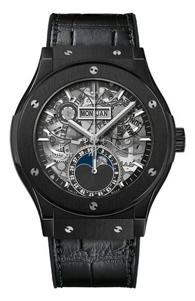 Мужские часы classic fusion aerofusion moonphase black magic HUBLOT черного цвета по цене 1414500 руб., арт. 547.CX.0170.LR | Фото 1 Мужские часы classic fusion aerofusion moonphase black magic HUBLOT черного цвета, арт. 547.CX.0170.LR | Фото 1